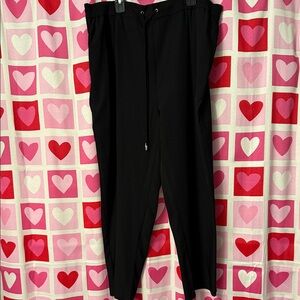 Zara Black High-Waist Tapered Trousers Size XXL